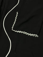 Srine in Black Abaya (Uper Gown With Scarf)