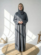 Deep Grey Abaya