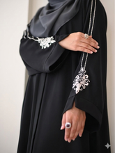 Royal Sage Black Premium Abaya