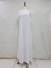 Abaya Inner White