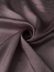 Crinkle Silk Hijabs - Purple Taupe