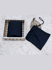 Full-Size Swiss Lawn Prayer Jilbab with Matching Bag