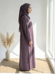 Allure Plum Abaya