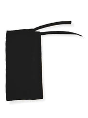 Half Tie Back Niqab ( Black )