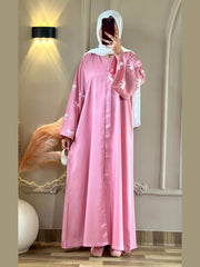 60% OFF - Premium Anaya Bow Abaya with White Scarf