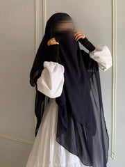 Princess Khimar Navy Blue