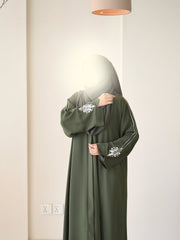 Royal Sage Green Premium Abaya