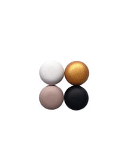 Matte Hijab Magnets (Circle) PACK OF 4 - Classic