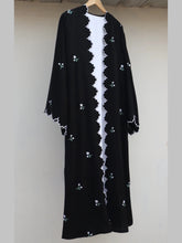 Scallops floral abaya with Inner 60% OFF TODAY