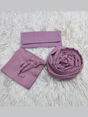 Hijab Niqab & Cap Set - Pink