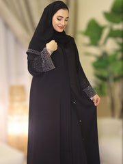 Zahra Elite Black Premium Abaya