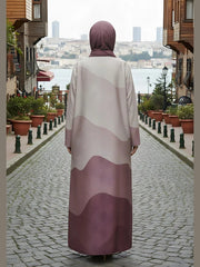Elegance Claret Abaya