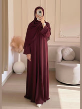 Premium Zoom Front Open Abaya – Free Scarf included ( Maroon ) 60% OFF TODAY