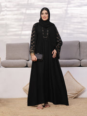 Grace Black Premium Handwork Abaya