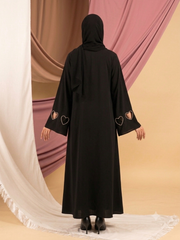 The HeartBeat Cut Out Abaya