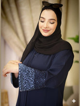 Zahra Navy Blue Premium Abaya
