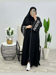Premium Jannah Abaya Front Open Style