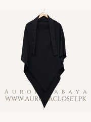Single Layer Premium Khimar (Black)