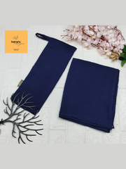 Navy Blue Hijab & Niqab Set