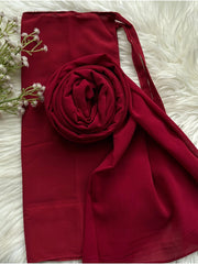 Hijab Naqab Set - Cherry