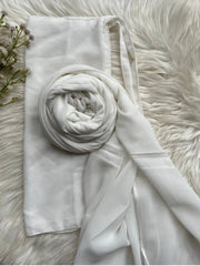Hijab Naqab Set - Off White