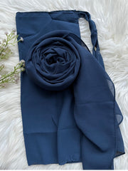 Hijab Naqab Set - Aqua Blue