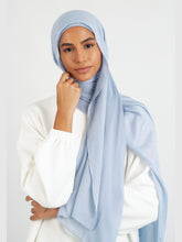 Matching Butter Modal Hijab Set - Mist