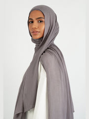 Matching Butter Modal Hijab Set - Moon