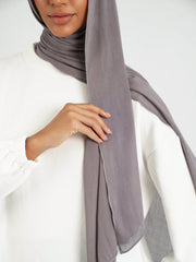 Matching Butter Modal Hijab Set - Moon