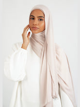Matching Butter Modal Hijab Set - Pearl