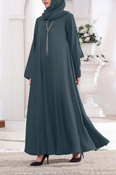 Alcian Teal Abaya