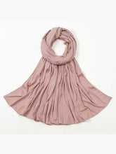 Ribbed jersey Hijabs Pink