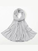 Ribbed jersey Hijabs Warm Silver