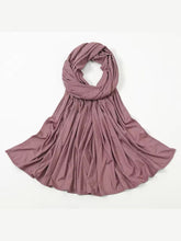 Ribbed jersey Hijabs Peach