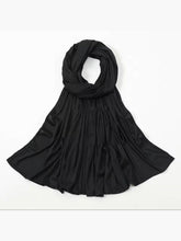 Ribbed jersey Hijabs Black