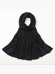 Ribbed jersey Hijabs Black