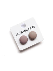 Matte Hijab Magnets (Circle) PACK OF 2 - Elegant
