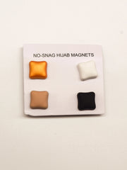 Metallic Hijab Magnets (Square) - Set of 4