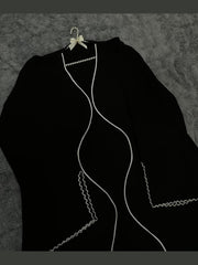 Srine in Black Abaya (Uper Gown With Scarf)