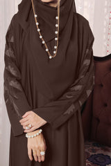 Brown Leaf Abaya