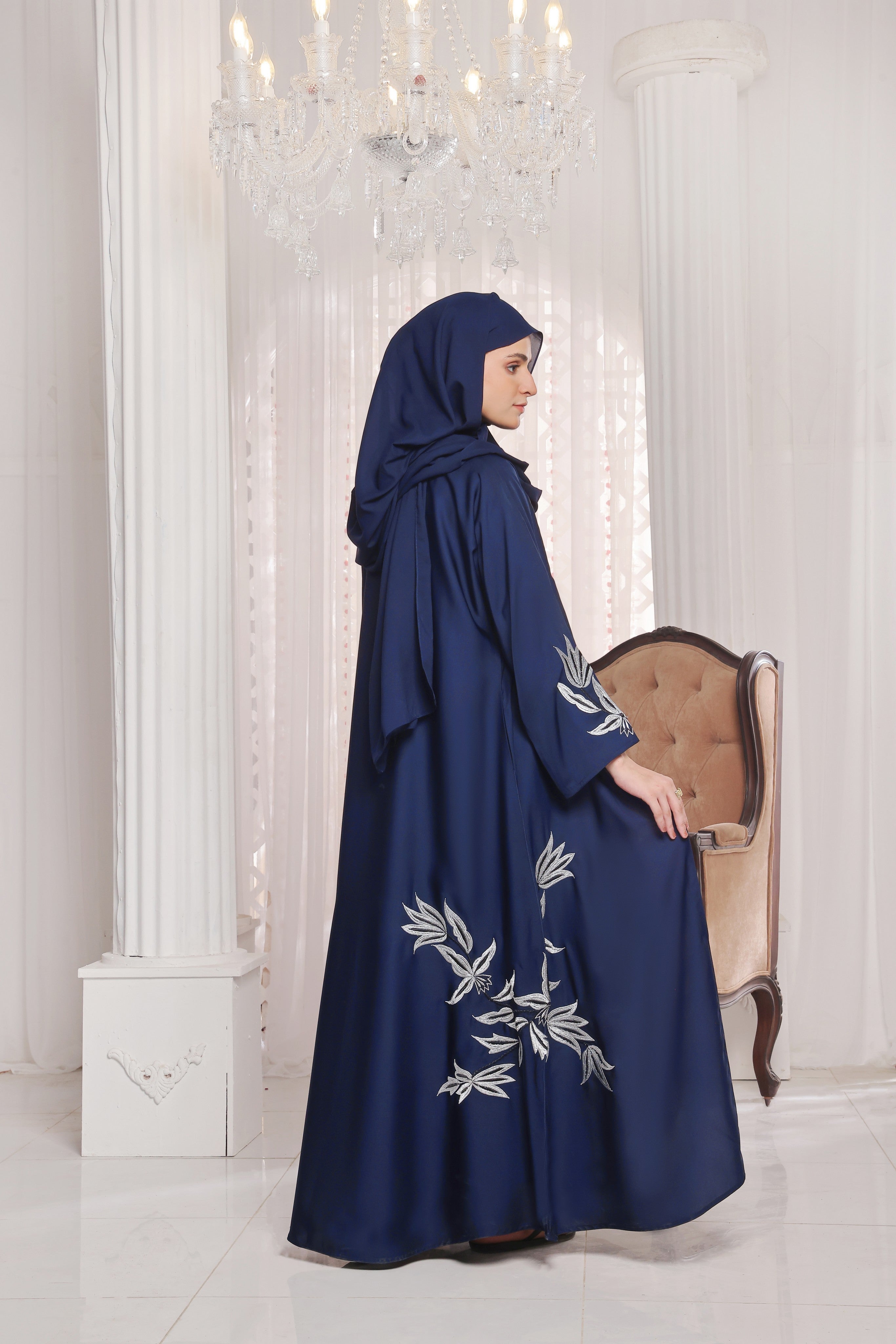 Blue Essence Abaya