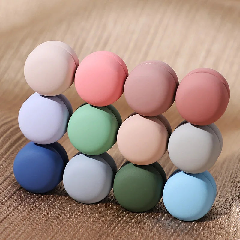 Metallic Hijab Magnets (Matte Circle) - Pack Of 12 Big Discount