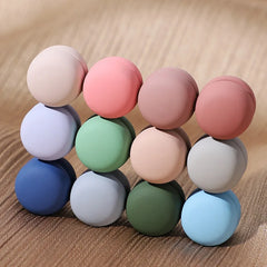 Metallic Hijab Magnets (Matte Circle) - Pack Of 12 Big Discount