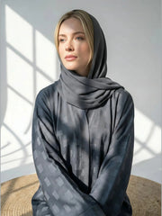 Deep Grey Abaya