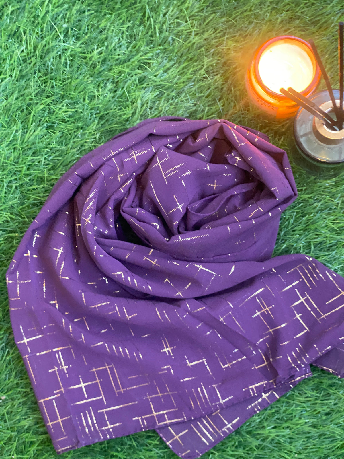 Georgette Foil Hijab