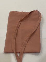 Half Tie Back Niqab Brown