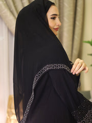 Zahra Elite Black Premium Abaya
