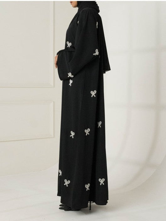 Trending HandWork Bow Abaya Premium Quality ( Limited Stock +  FREE SHIPPING NOW )