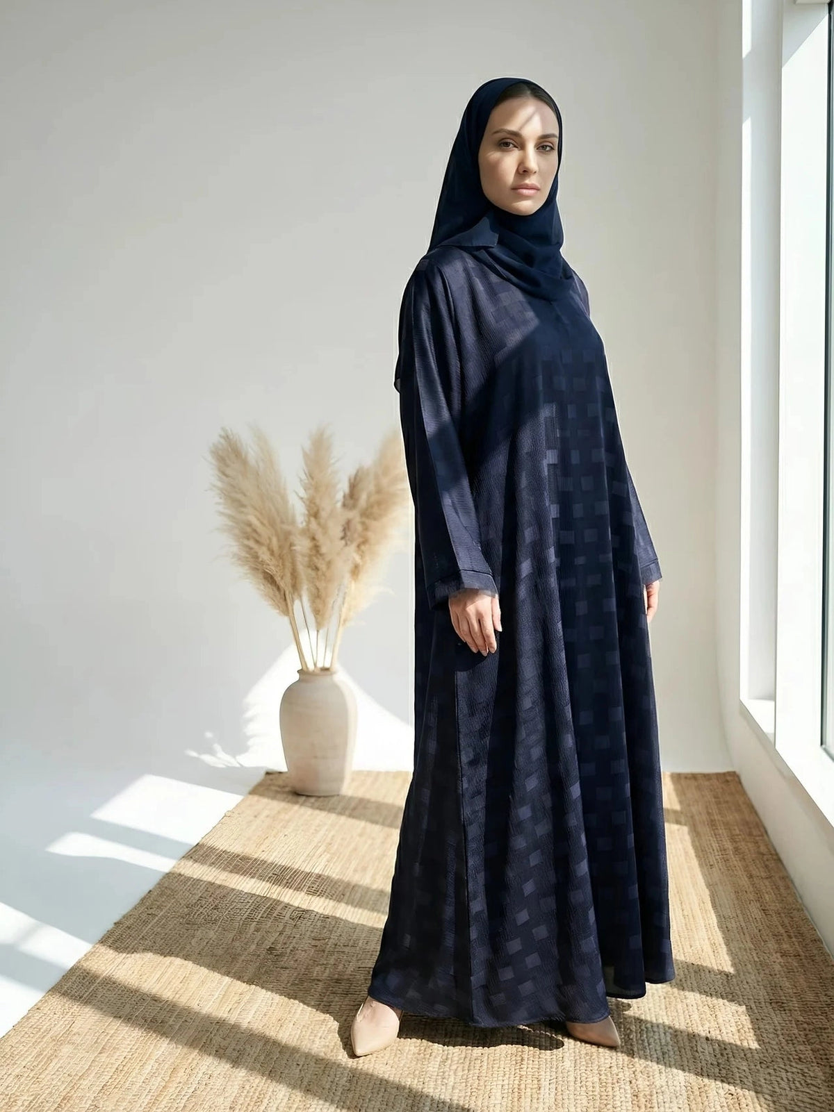 Allure Blue Abaya