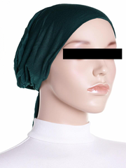 Tie back hijab cap Teal